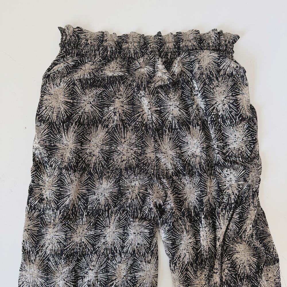 Antik Batik Free People Metallic Silver Pull On Jogger Grace Pants Size XS - Picture 5 of 9